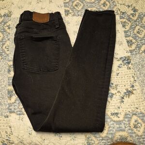 Madewell 9" High Rise skinny Black Jeans (#1994) Sz.24"×27" EC